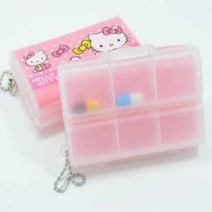 Hello Kitty Small Portable Storage Pillbox Organizer